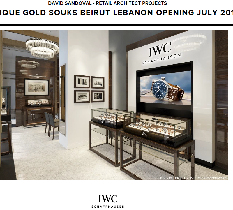  IWC – Boutique Gold Souks Beirut Lebanon